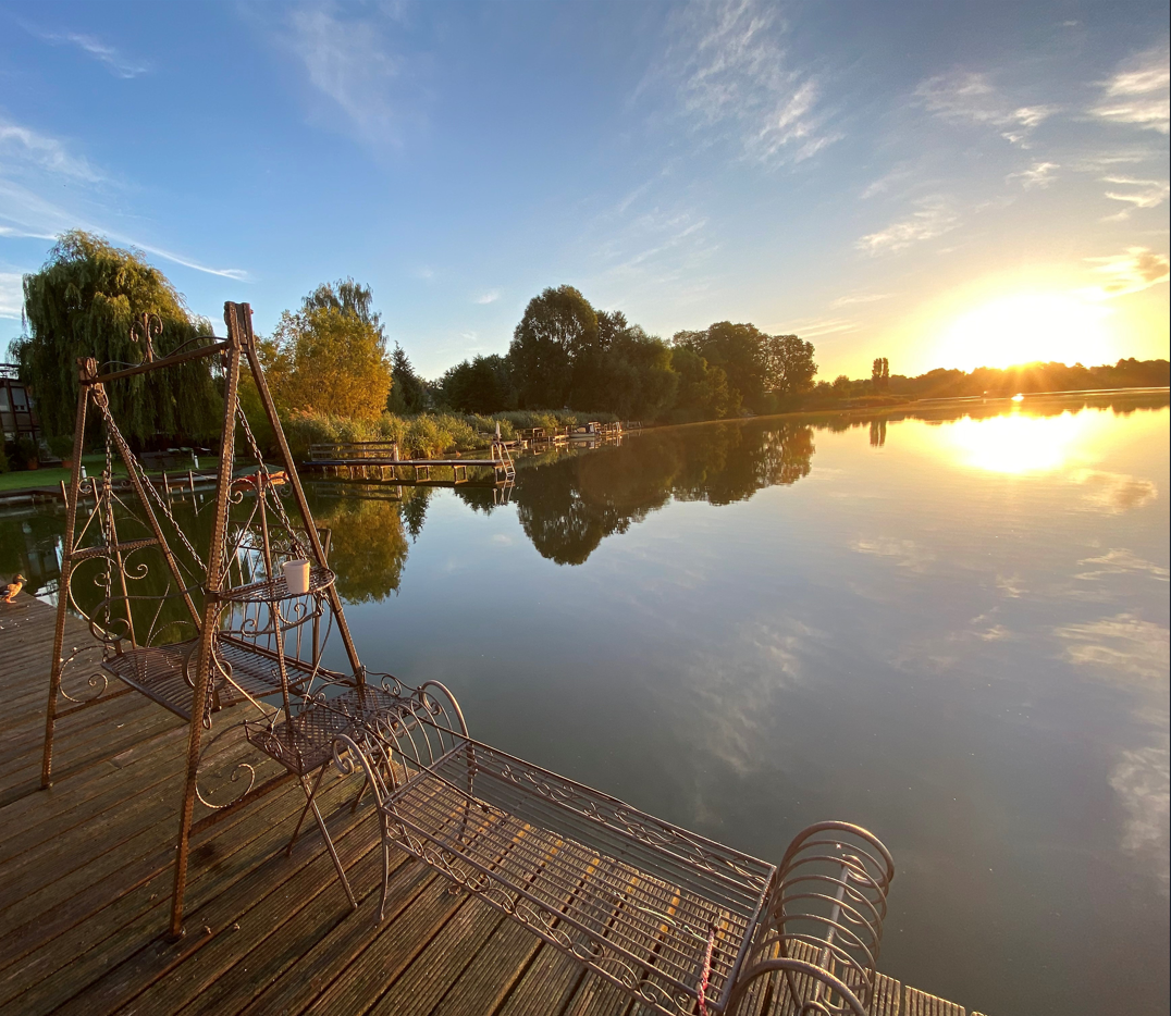 Krüpelsee Brandenburg bei Sonnenuntergang – Seeimmobilien Dahme-Seenland