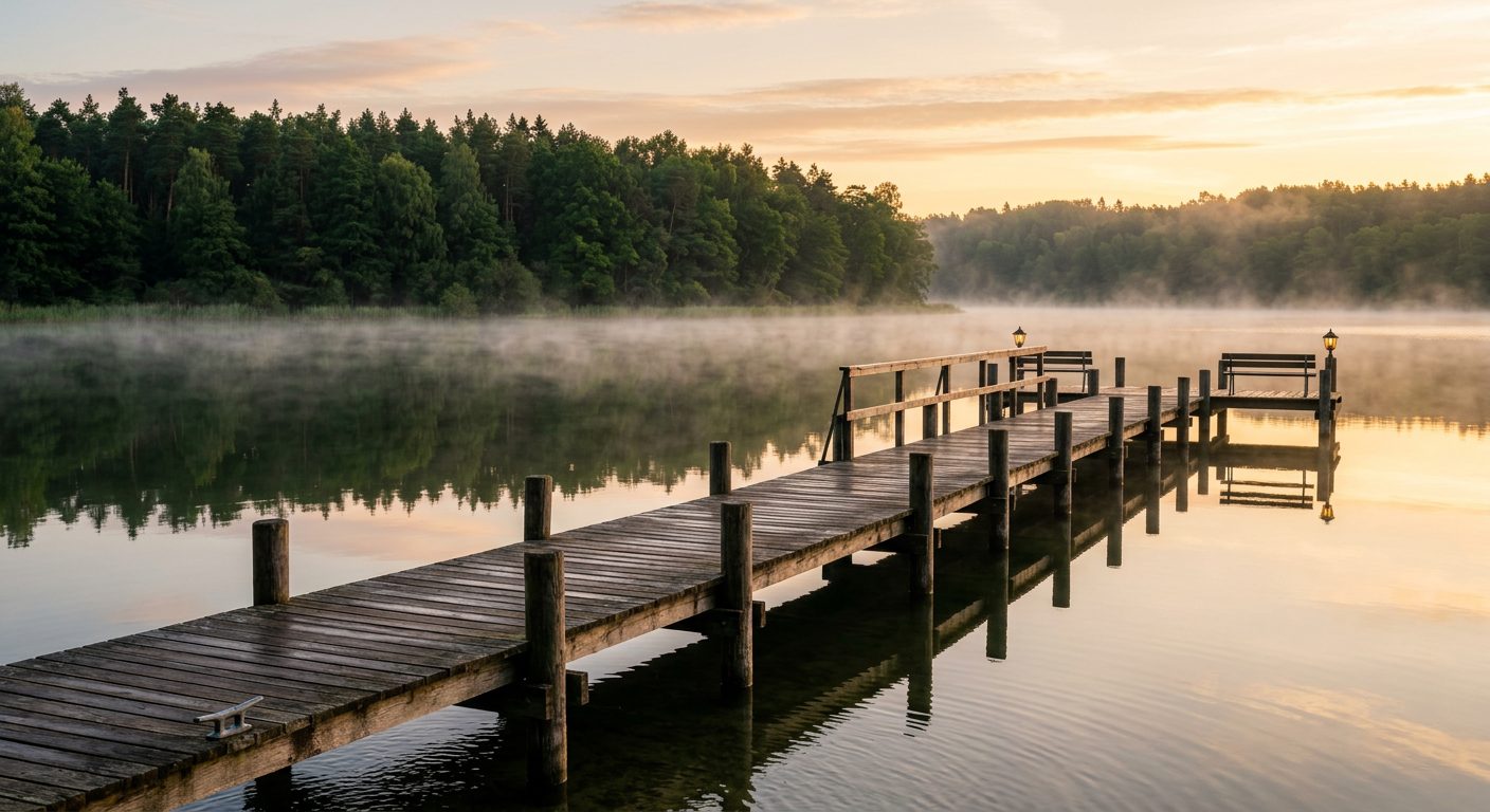 Privater Bootssteg am Krüpelsee – exklusive Seeimmobilien Zernsdorf
